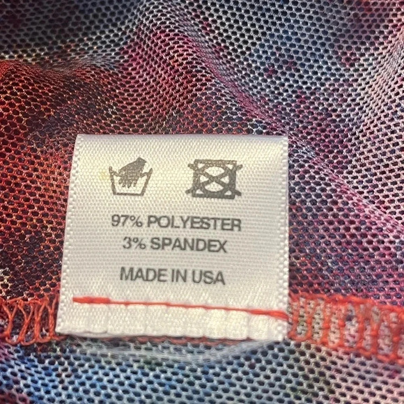 NWT Melissa Simone Yanis Mini Mesh Dress in Multi / Size M - Picture 15 of 16